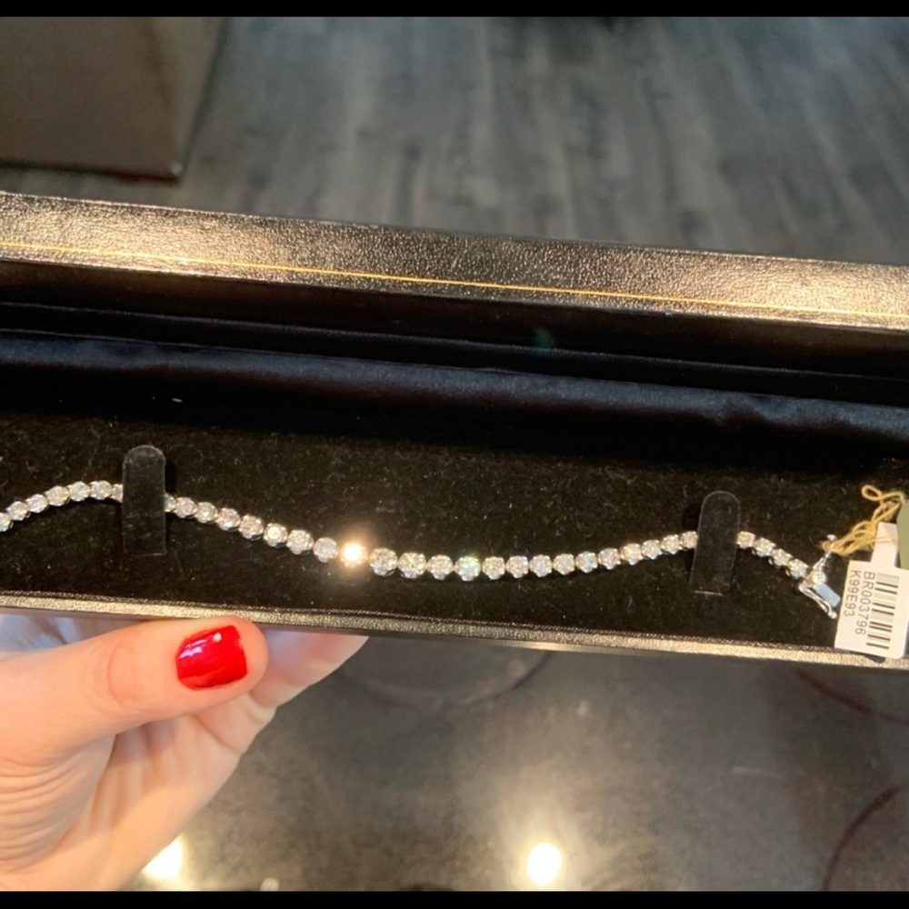 7ctw Diamond Tennis bracelet round cut white gold